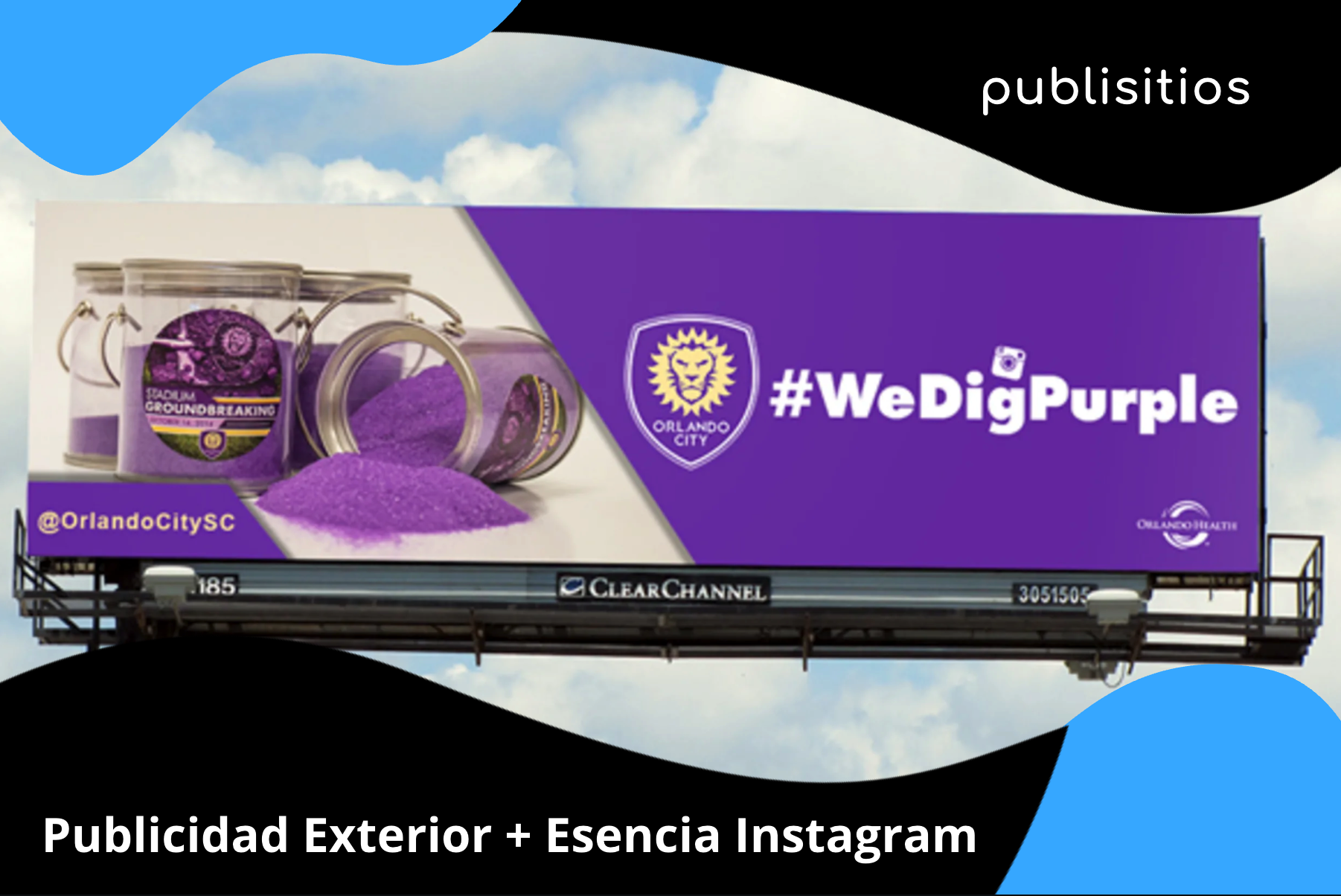 #WeDigPurple: Publicidad Exterior + Esencia Instagram