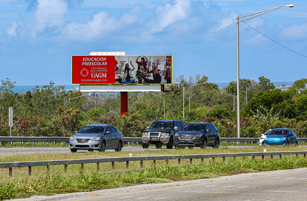 DIGITAL BILLBOARD PONCE LAS LETRAS OUTBOUND