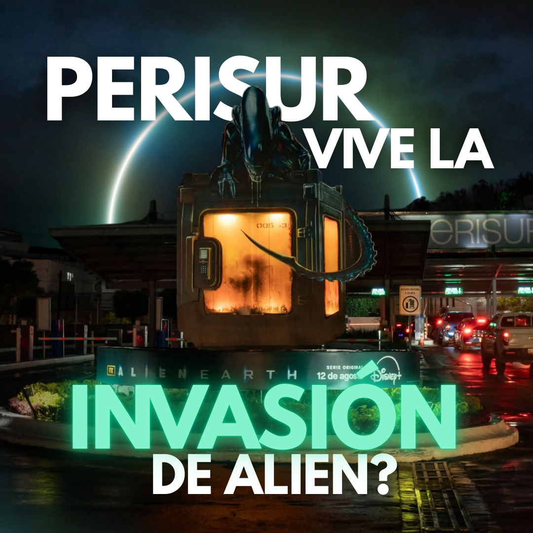 Alien Earth Invade Perisur con un Imponente OOH 3D de Disney+