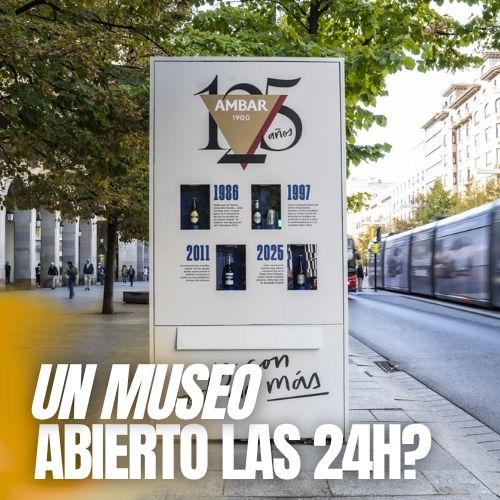 Ambar convierte marquesinas de Zaragoza en museo urbano
