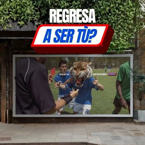 Snickers visualiza el hambre con alter-egos animales