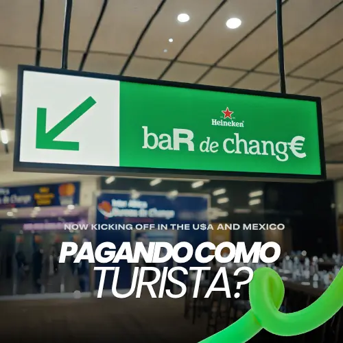 Heineken relanza Bar de Change para comprar cerveza al precio local