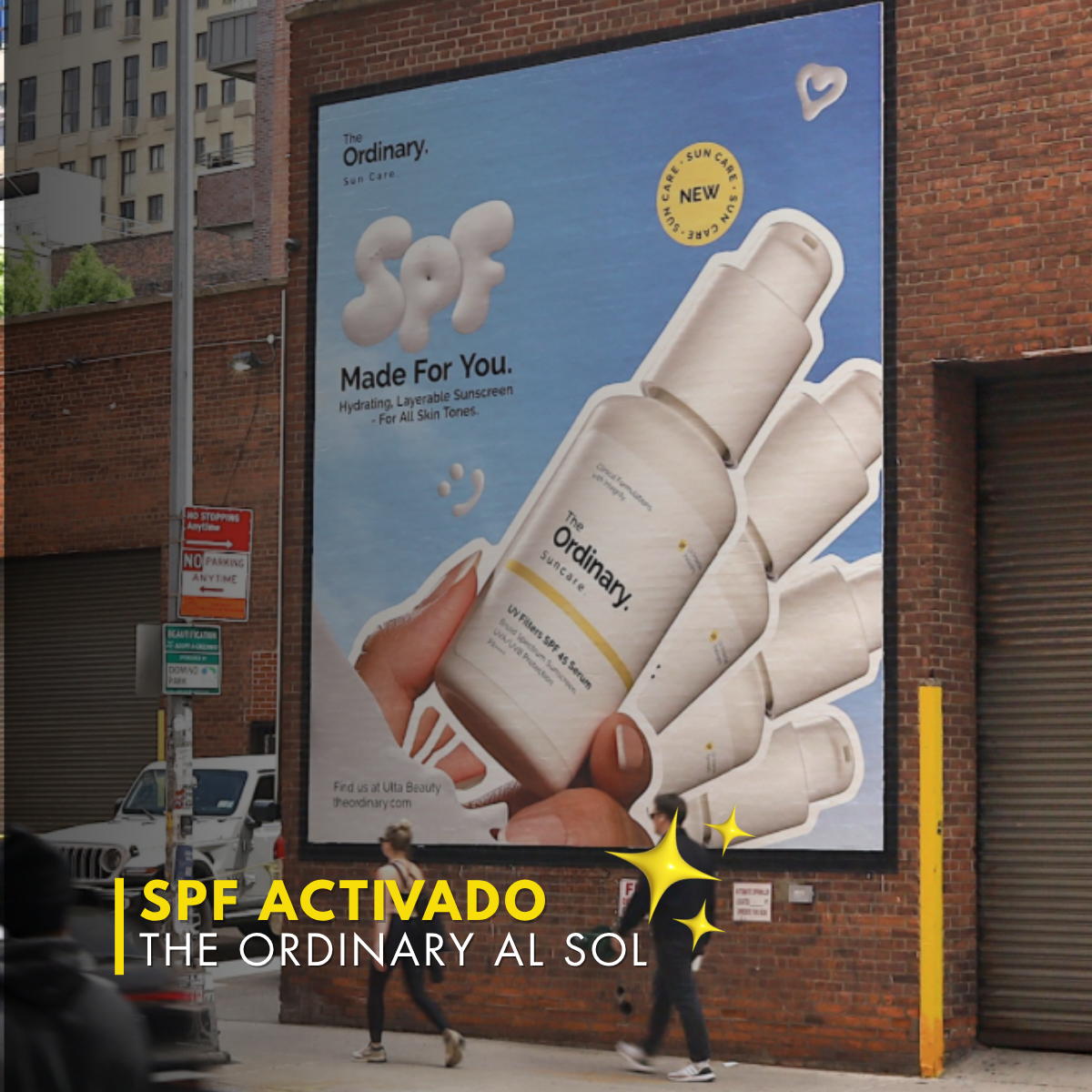 Campaña de The Ordinary brilla en Williamsburg