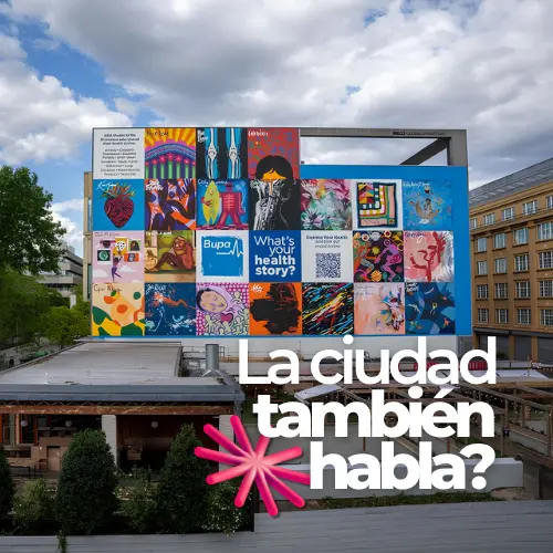 Bupa transforma un mural gigante en experiencia OOH