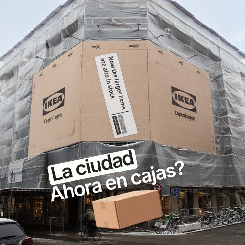 IKEA convierte Copenhague en una caja gigante