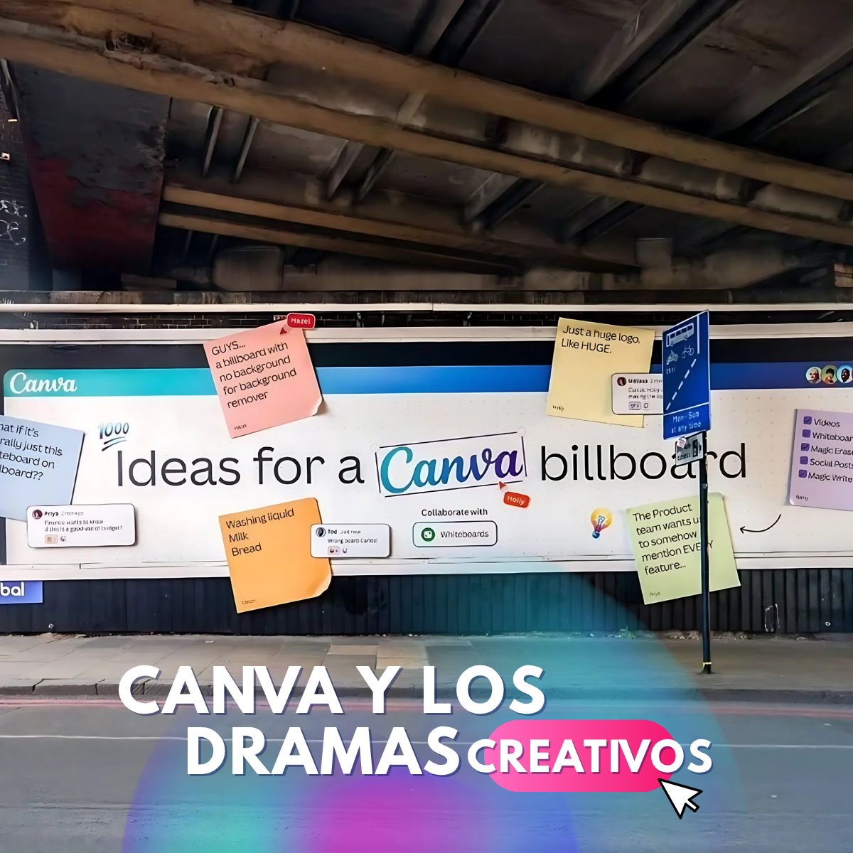 Canva expone con humor las crisis de las agencias