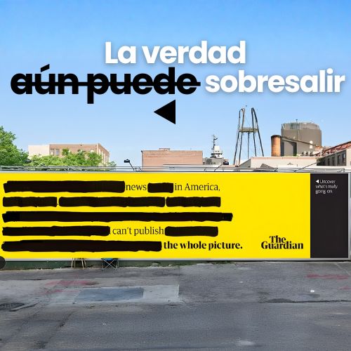 The Guardian rompe la censura en Nueva York