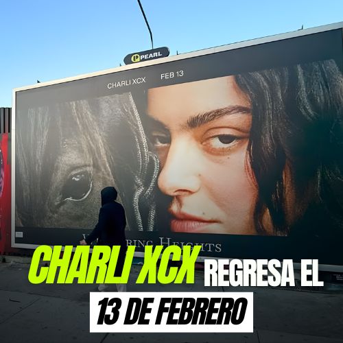 Charli XCX toma Nueva York con billboards