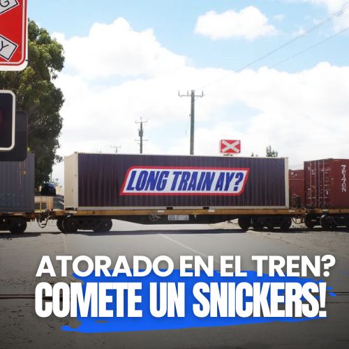 SNICKERS transforma trenes australianos