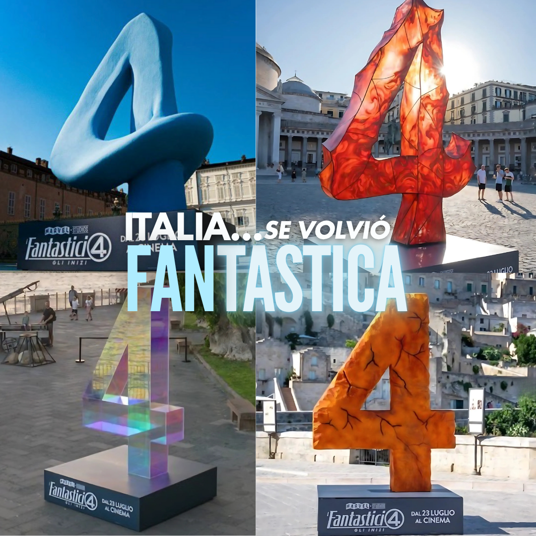 Marvel transforma Italia con Esculturas Heroicas