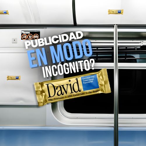 David Protein vuelve silenciosa la publicidad en metro