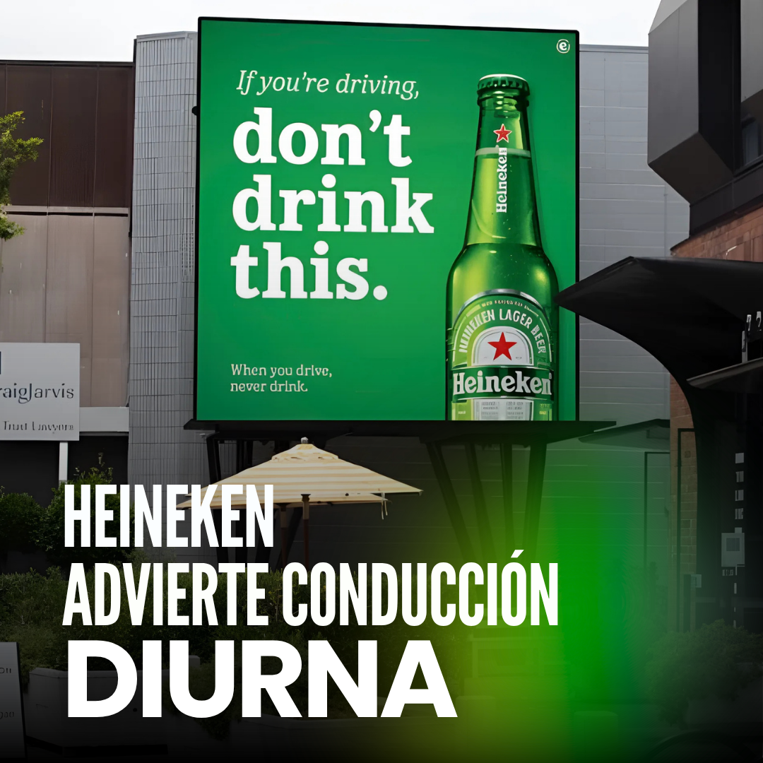 Heineken USA advierte sobre conducir de día después de beber