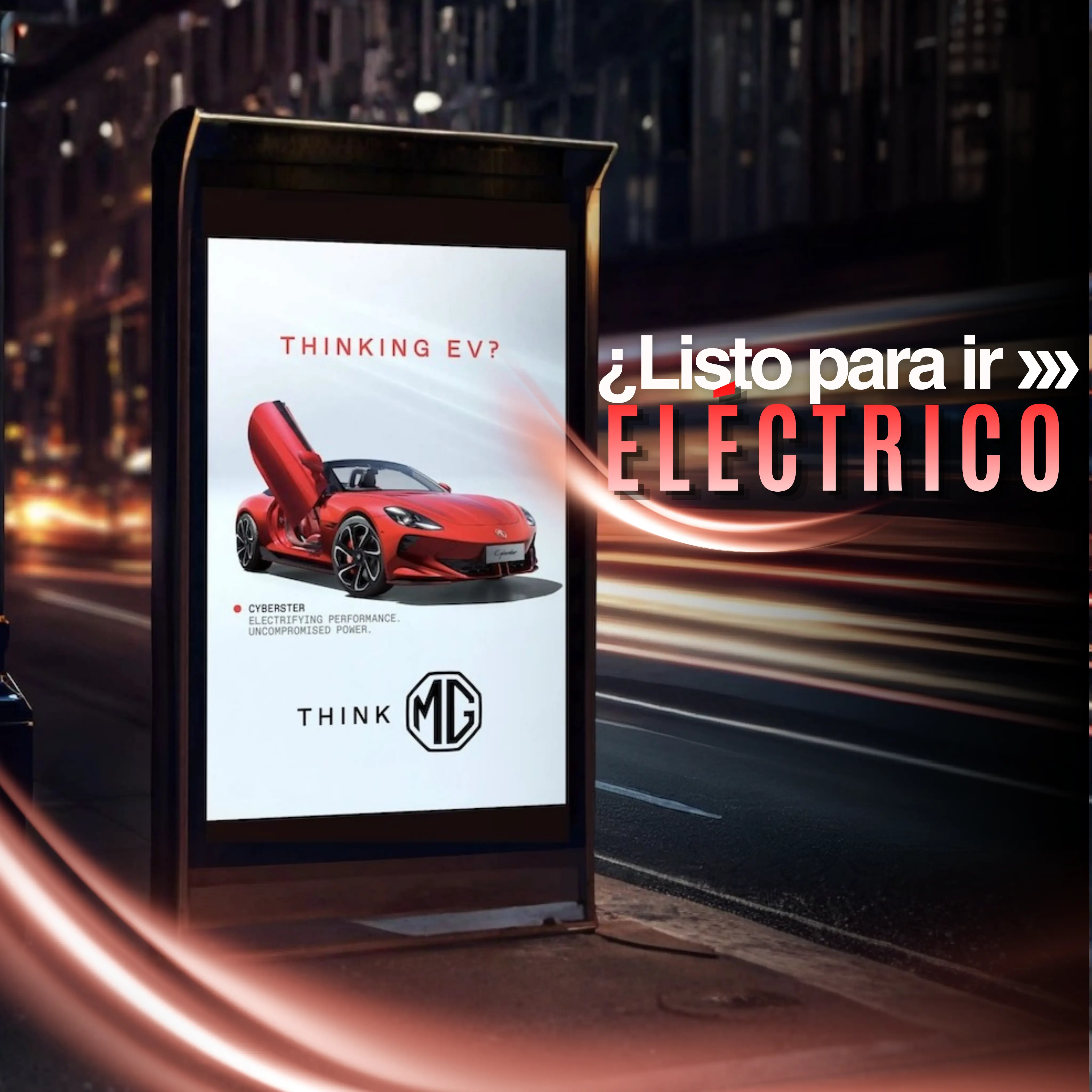 MG impulsa su posicionamiento EV con nueva campaña OOH