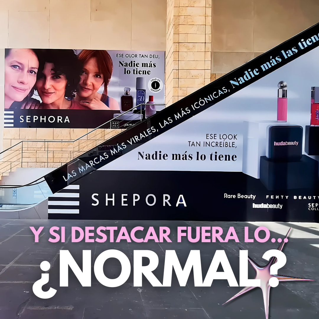 Sephora impacta con publicidad exterior en CDMX