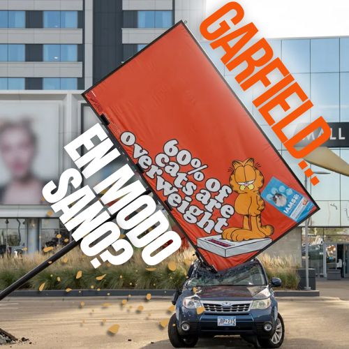 Garfield e IAMS alertan sobre gatos con sobrepeso