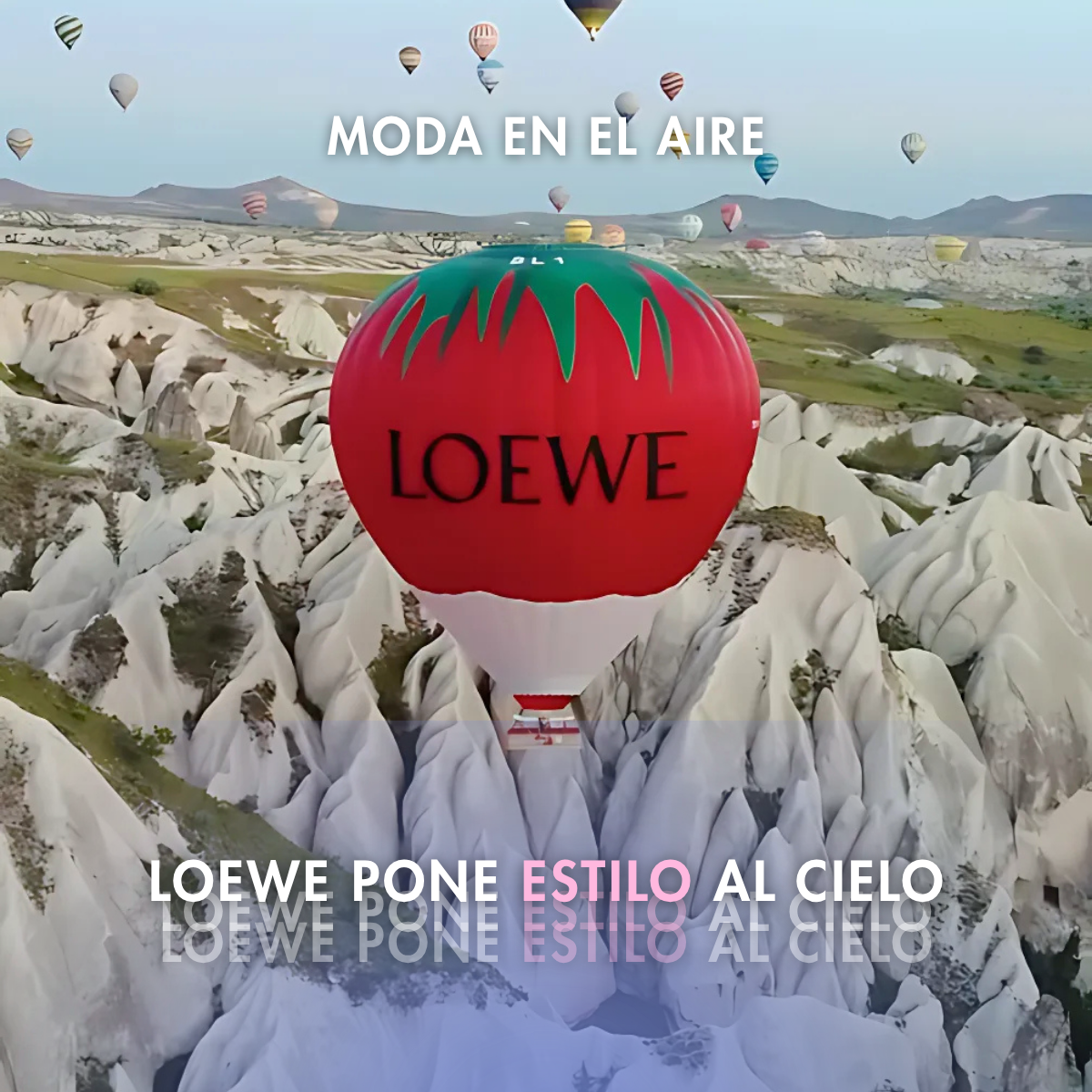 El Globo de Tomate de LOEWE Revoluciona la Publicidad Exterior