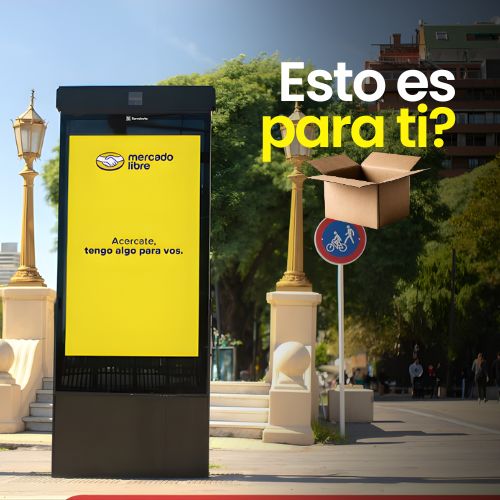 Mercado Libre convierte sus carteles en anuncios inteligentes