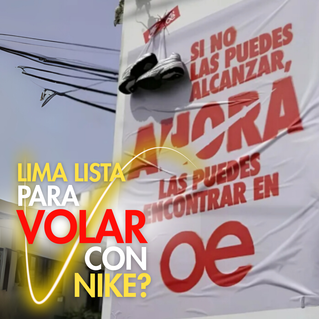 Activación BTL de Nike en Lima: Creatividad en las Alturas
