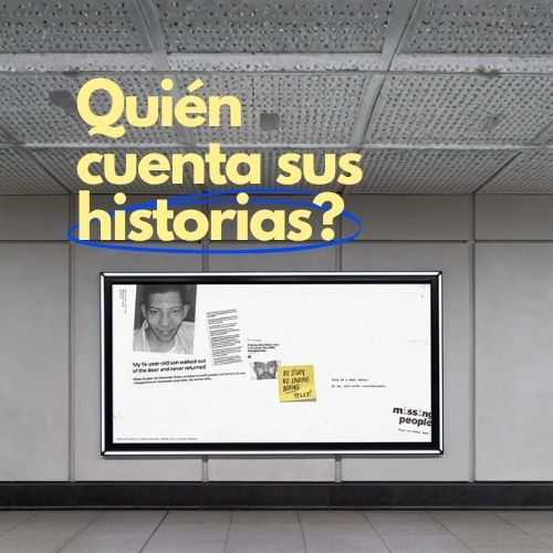 Publicidad exterior que cuestiona el true crime