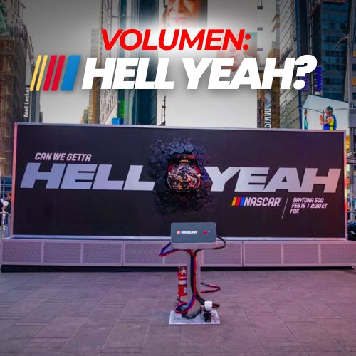 NASCAR hace el billboard más ruidoso del mundo