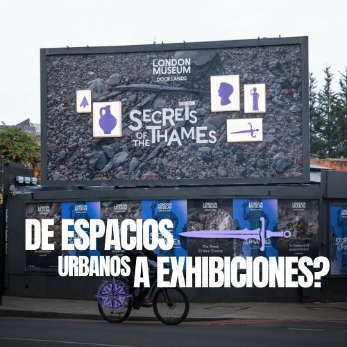 Vitrinas urbanas iluminan la historia del Támesis