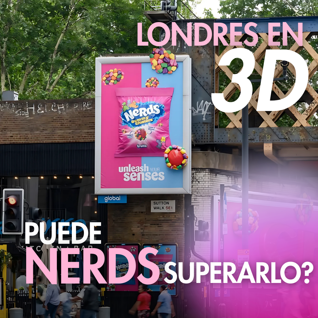 Nerds Conquista Londres con Publicidad 3D