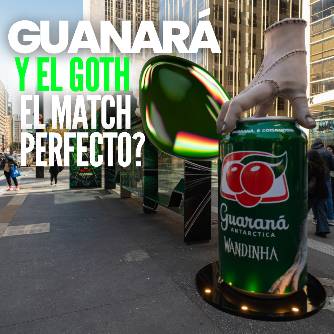 Guaraná Antarctica celebra a Wednesday con aroma a palomitas
