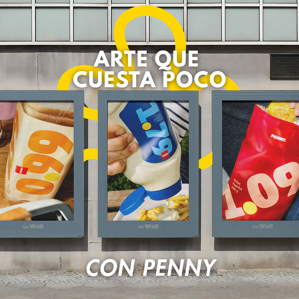 Penny y Serviceplan Convierten el Precio en Arte Visual