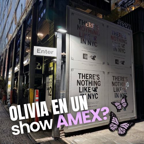 Olivia Rodrigo ilumina Nueva York con AMEX