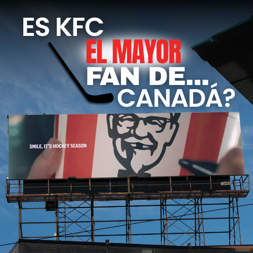 KFC Canadá le da al Coronel una sonrisa de hockey