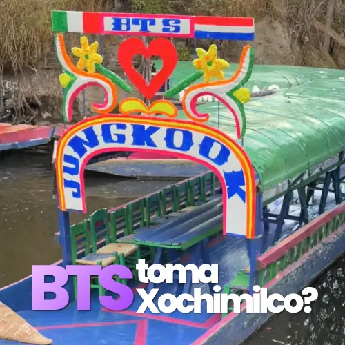BTS inspira trajineras en Xochimilco