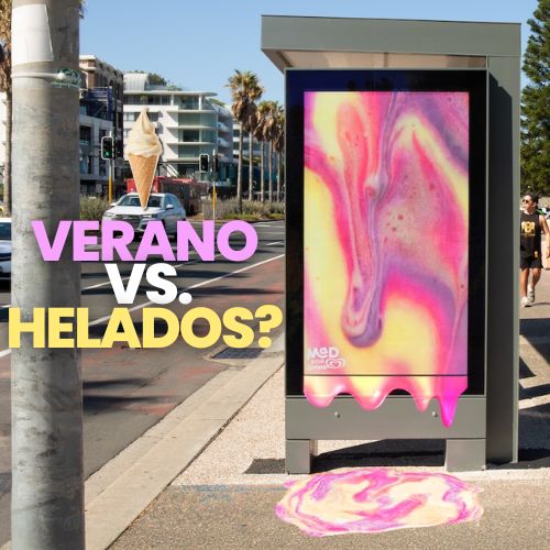 Helados derretidos que dominan el OOH