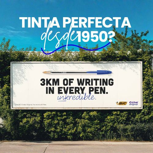 BIC Cristal es Inkredible: diseño que perdura