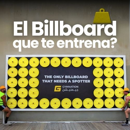 GymNation eleva la creatividad OOH con espectacular de una tonelada