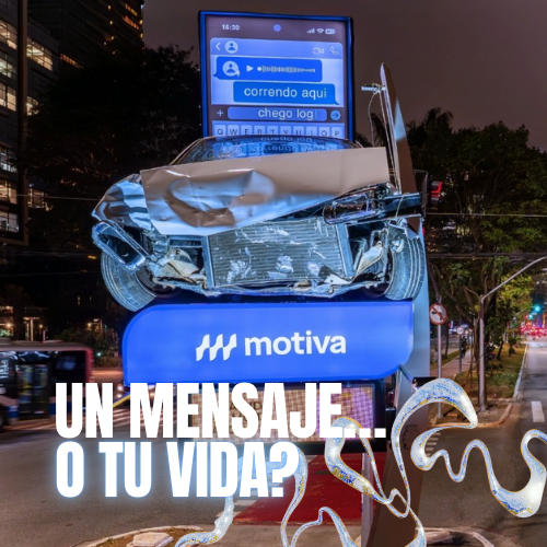 Escribir al volante: un aviso que salva vidas
