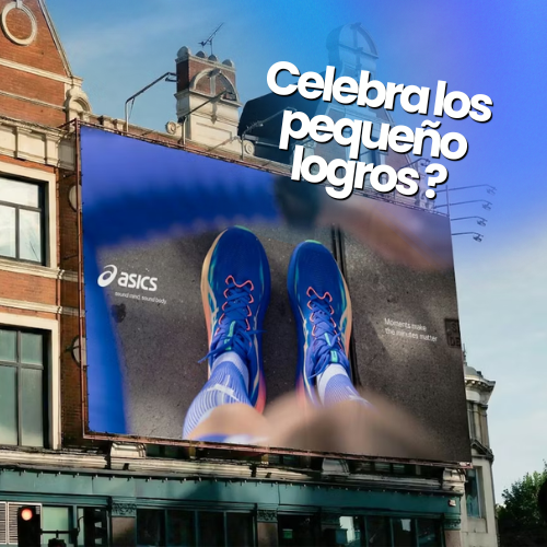 Publicidad exterior de ASICS: humanizando el marathon con Re:focus