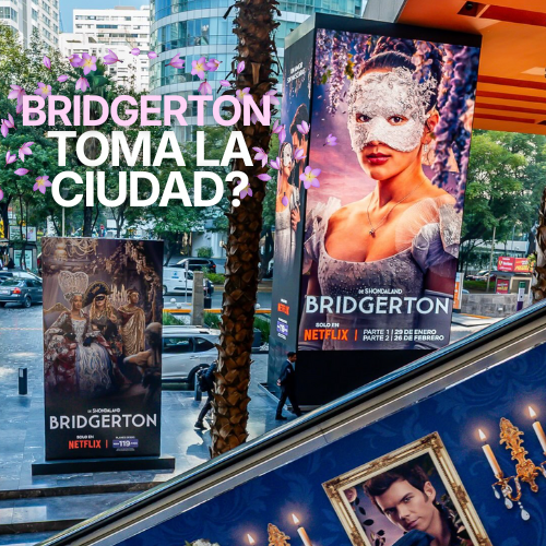 La publicidad exterior de Bridgerton Temporada 4