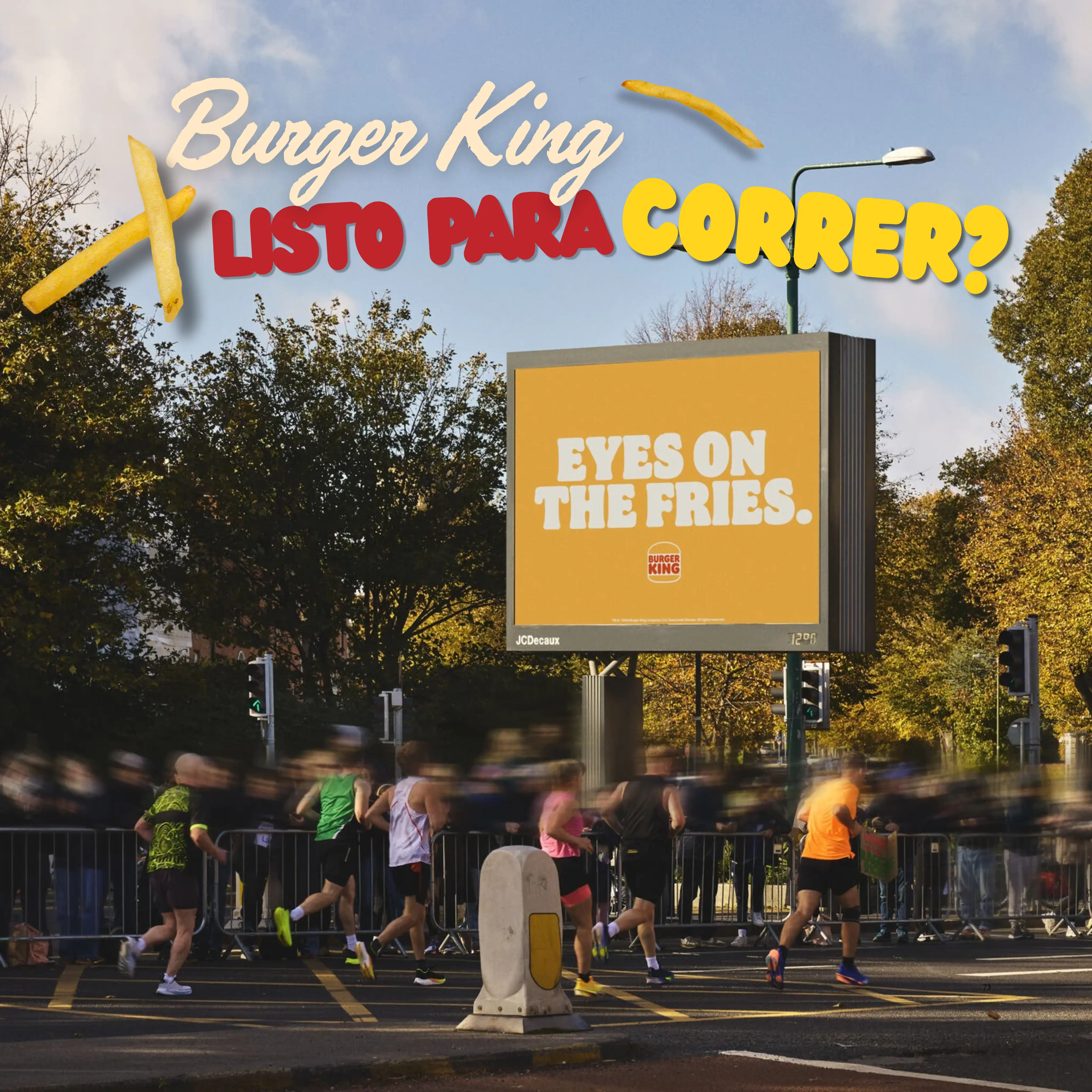 Burger King convierte el Dublin Marathon en una experiencia OOH con humor, Whoppers y cold plunge