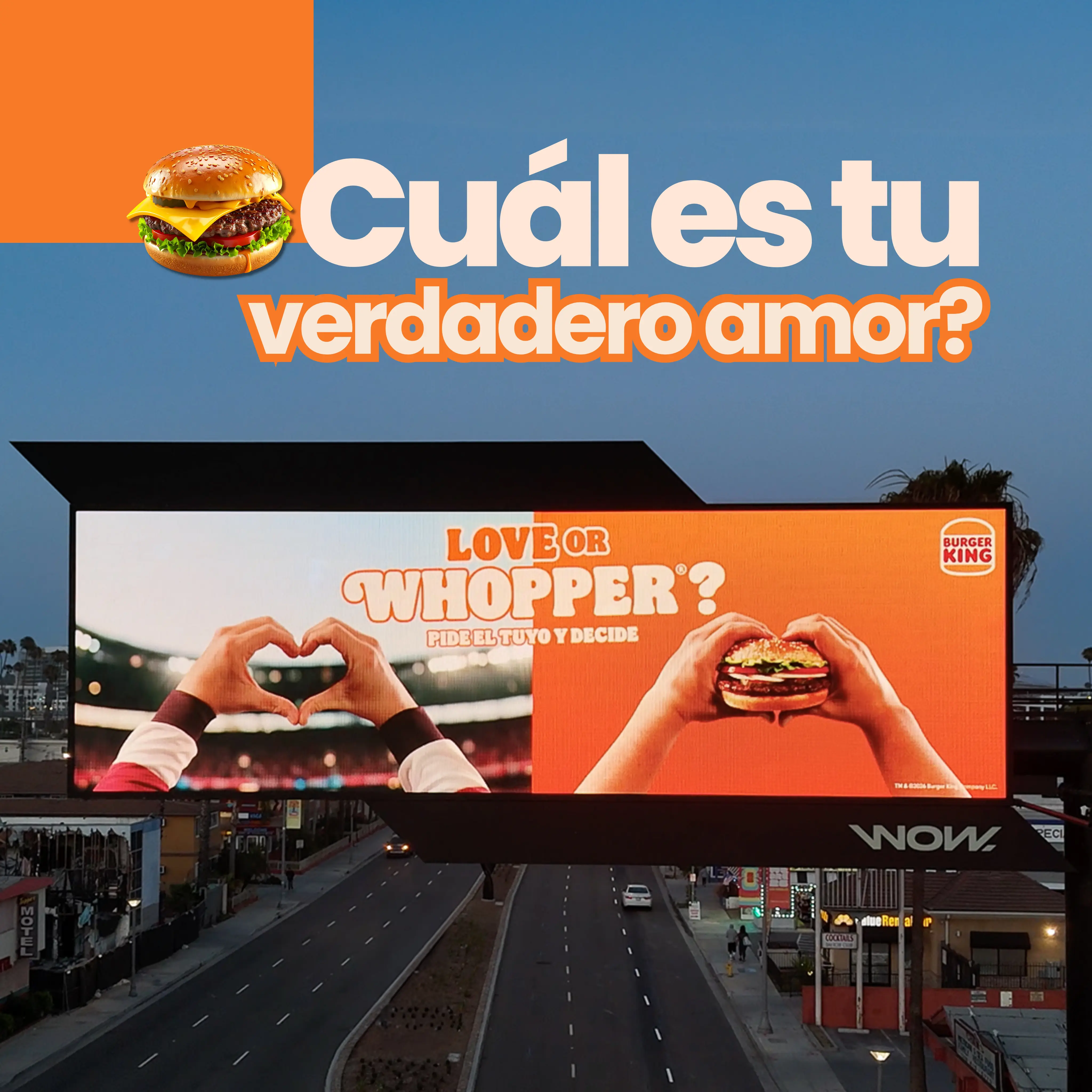 Burger King y Alexis Vega lanzan la campaña ‘Love or Whopper?’