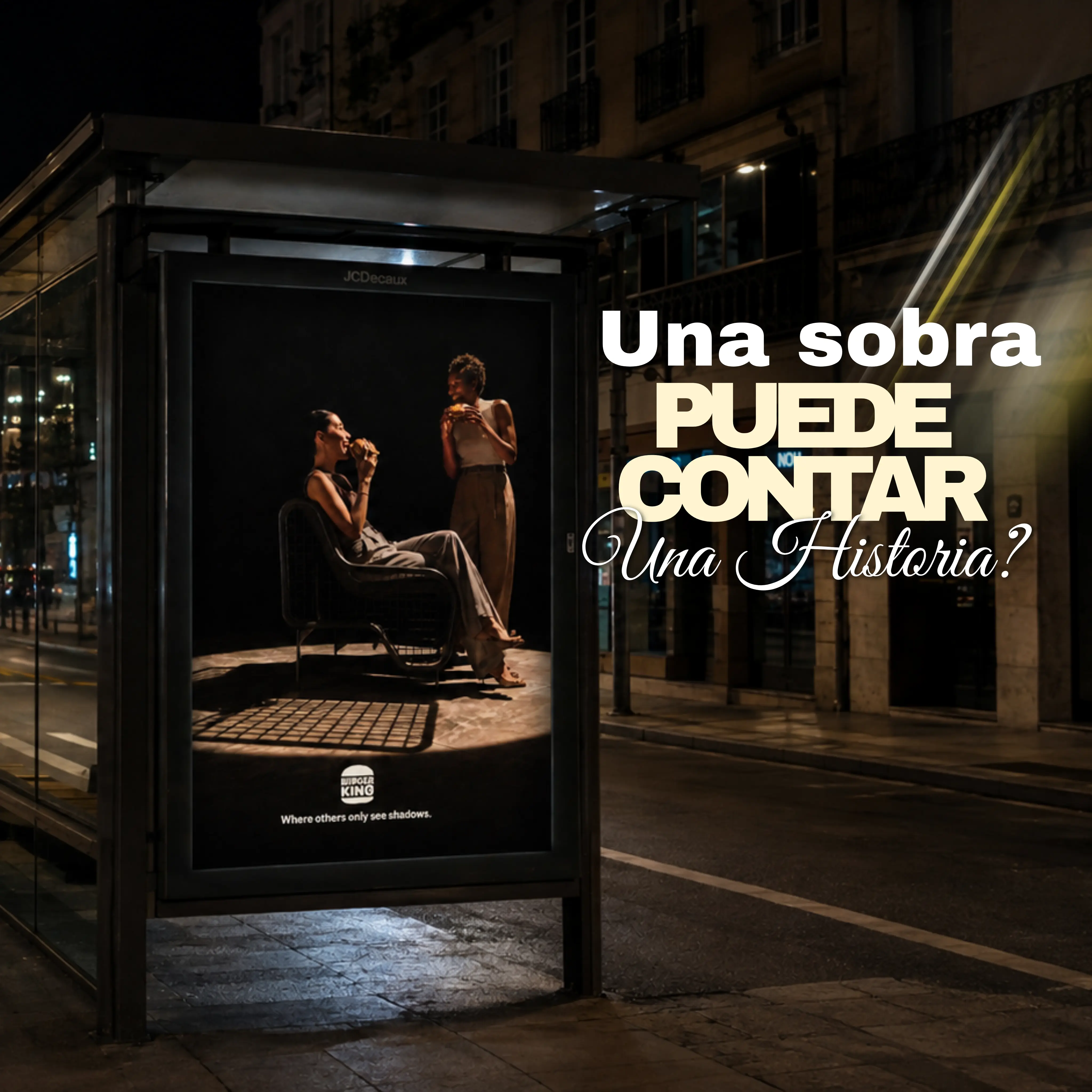Burger King usa sombras para reforzar su posicionamiento flame-grilled