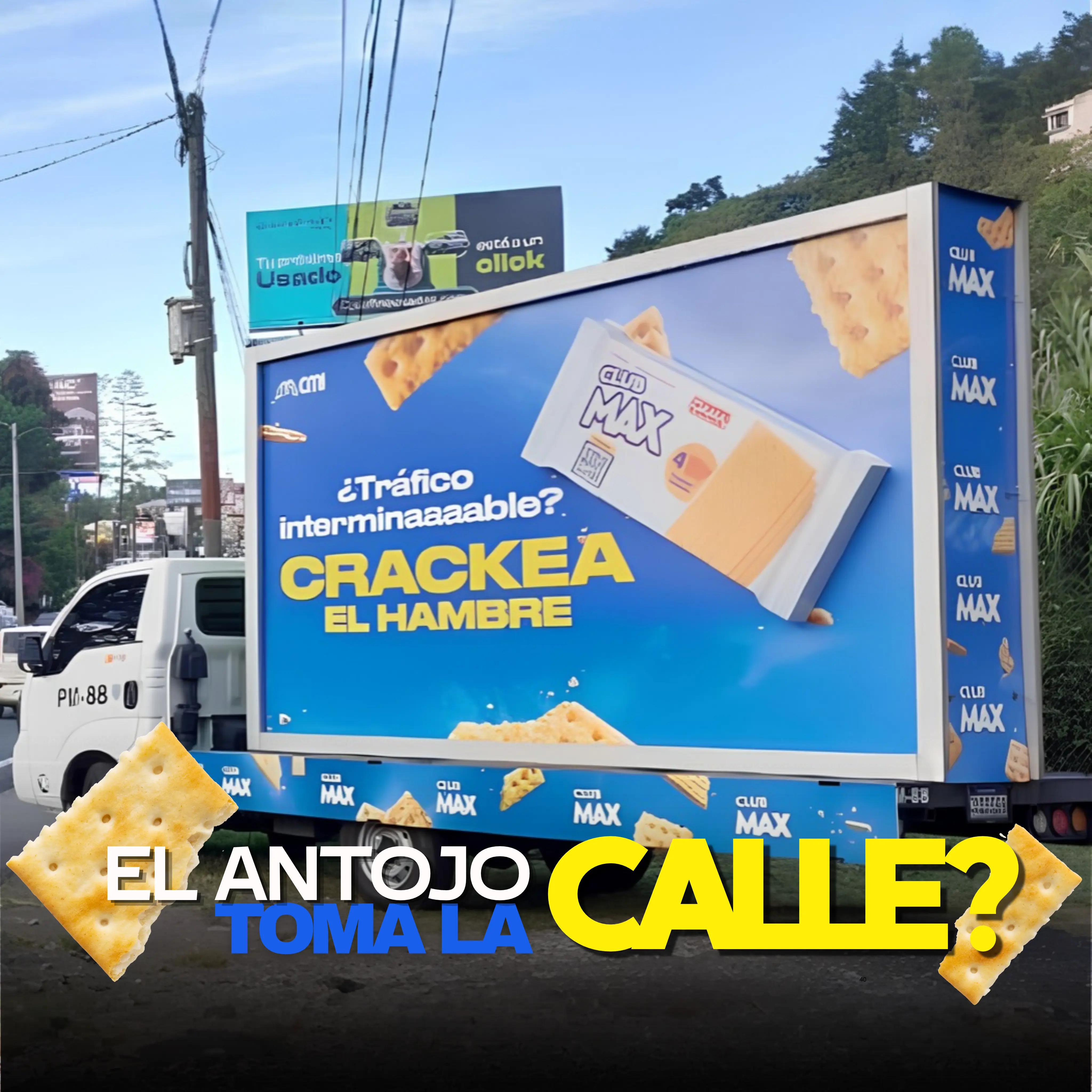 Club Max conecta impacto, recordación y activación con su campaña OOH “Crackea el Hambre”