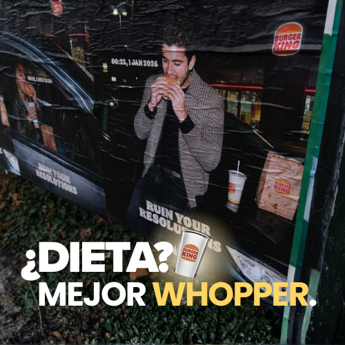 Burger King se burla de los propósitos de Año Nuevo