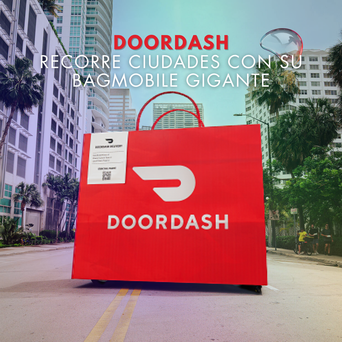 La BagMobile de DoorDash conquista Miami y Chicago