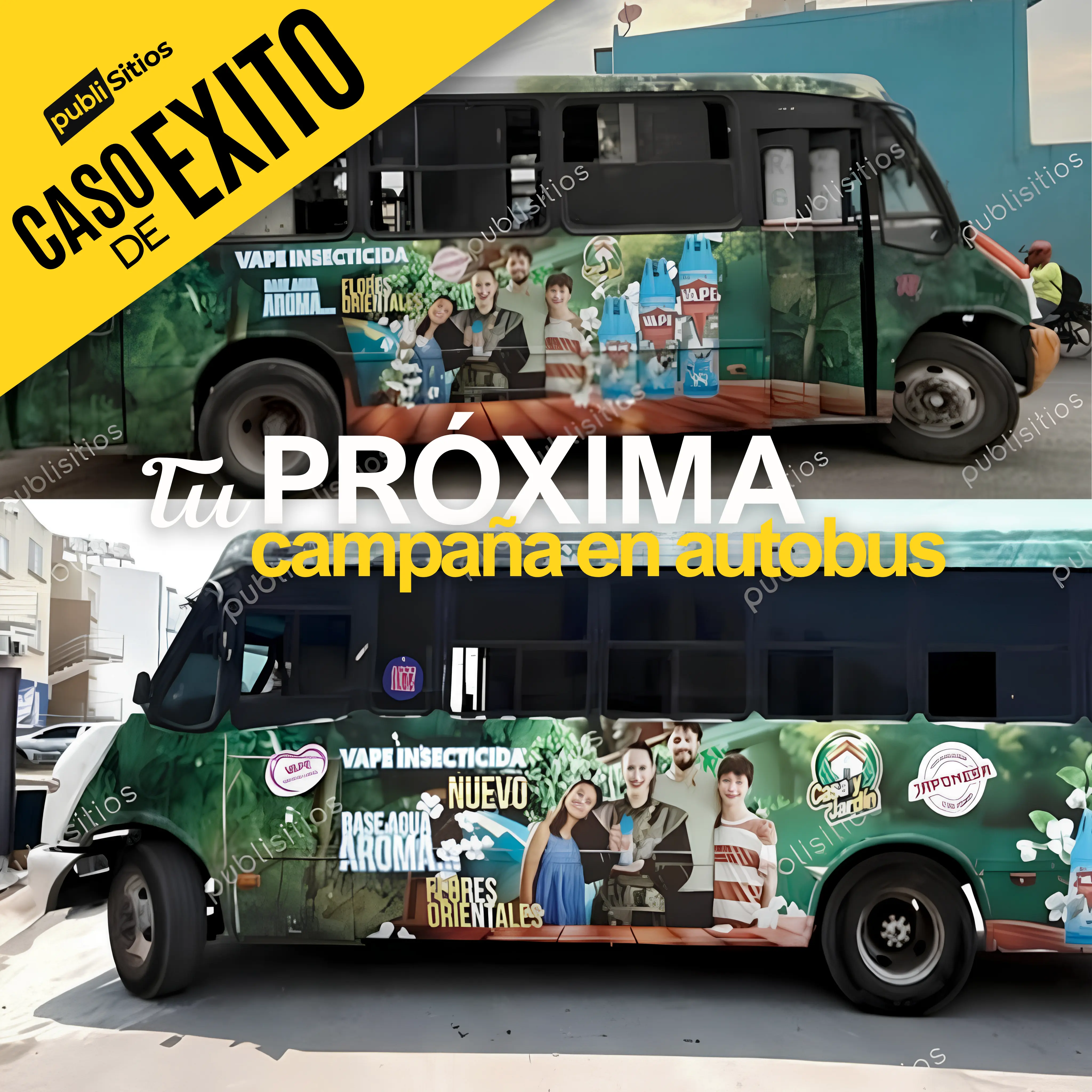 Fumakilla en autobuses de Veracruz y Tepic | Publisitios