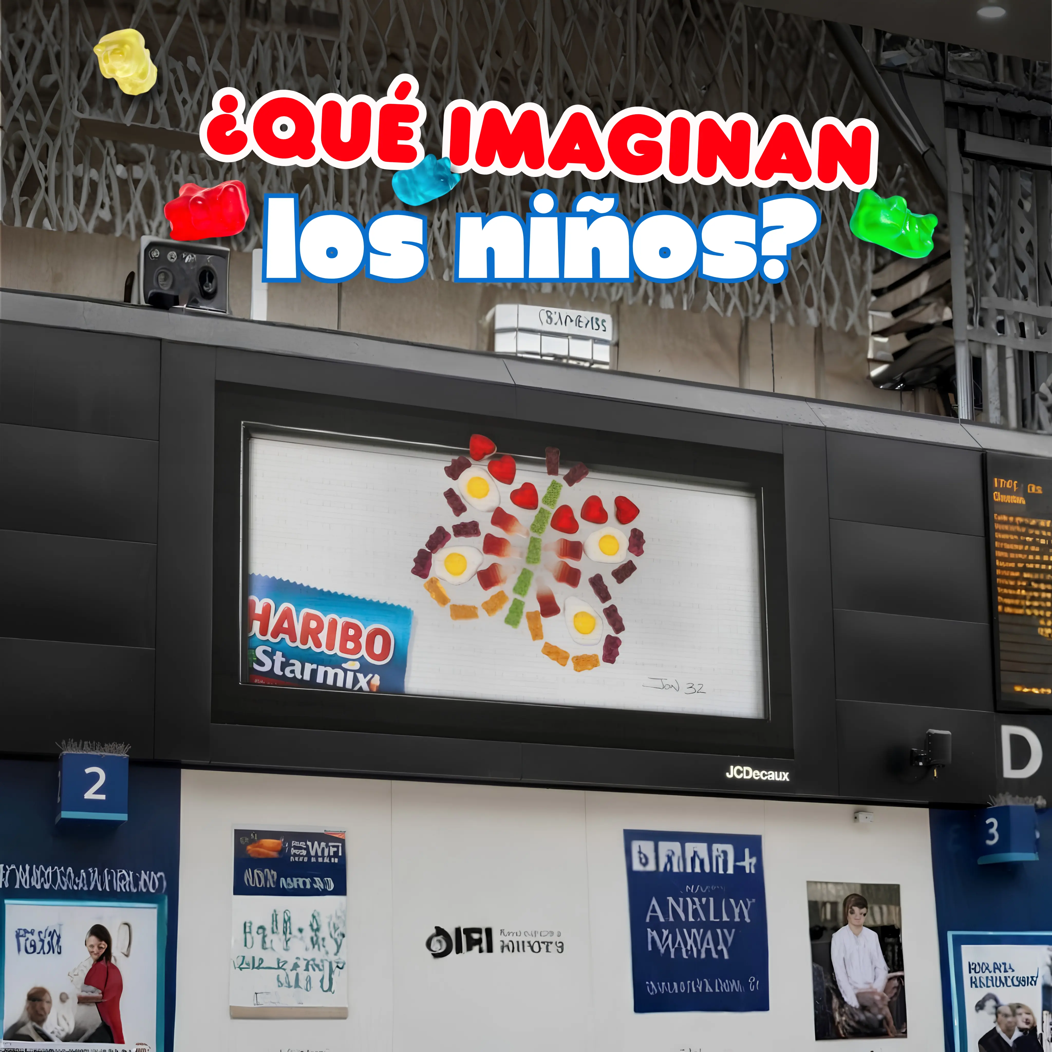HARIBO Starmix lleva la imaginación infantil a la publicidad exterior