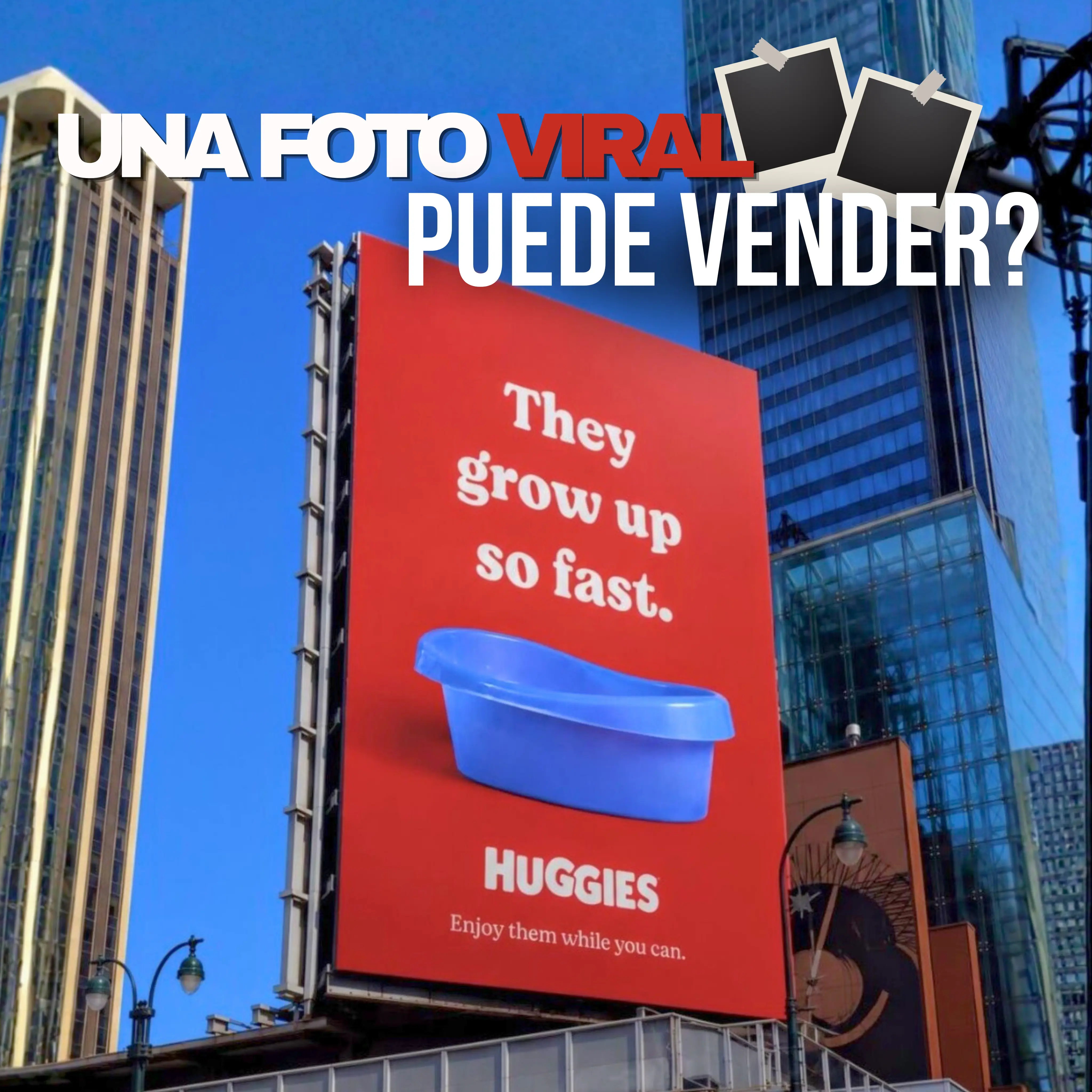 Huggies transforma una foto viral en publicidad exterior compartible