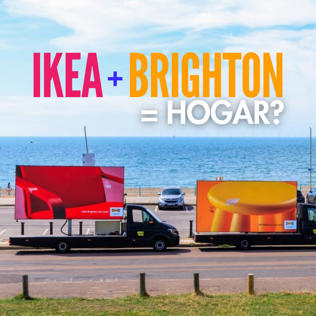 Apertura de Ikea Brighton: Digivans transforman la publicidad exterior