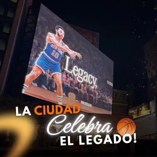 Michelob ULTRA celebra a los Knicks con billboards en Times Square