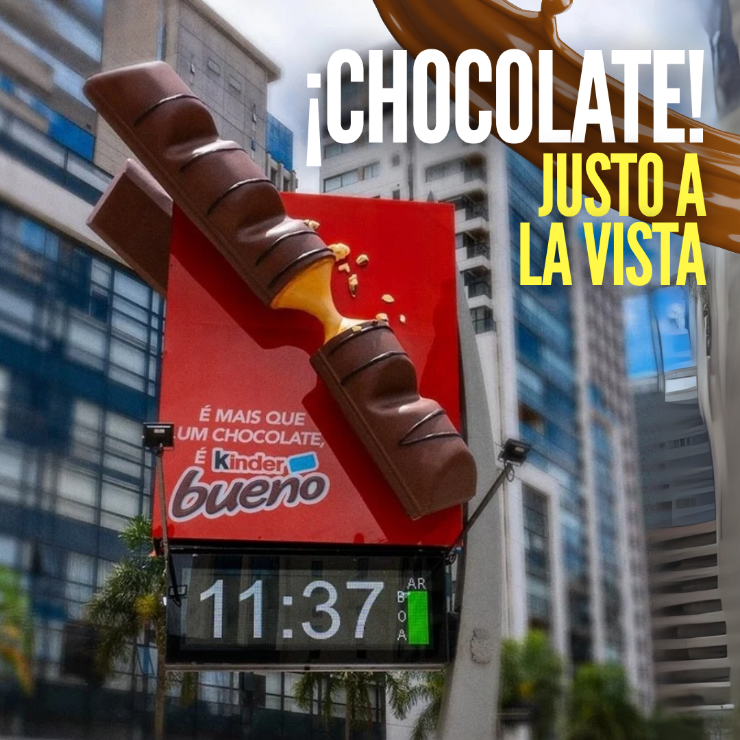 Dulce impacto visual: campañas OOH para celebrar el Día del Chocolate