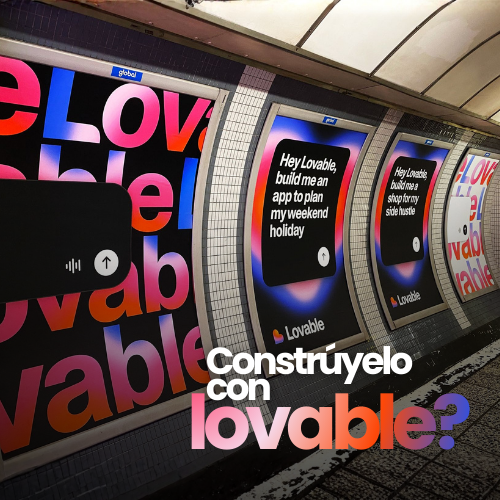 Lovable: “Build it with Lovable” en gran formato